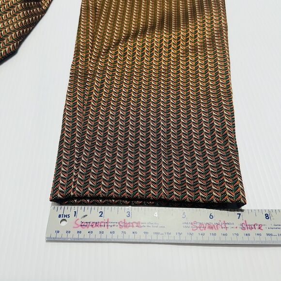 ETRO IT 48/US 12 Straight Leg High Rise Ankle Pants Brown Herringbone NWT $690 - Picture 10 of 10